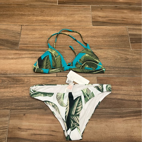 Rip Curl Coco Beach Good Pant Bikini Bottom White L - Picture 11 of 12